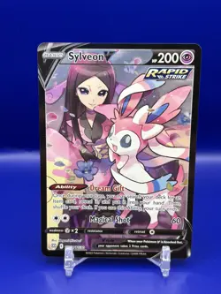 Pokemon TCG Sylveon V TG14/TG30 NM SWSH Brilliant Stars Trainer Gallery Holo - Image 5
