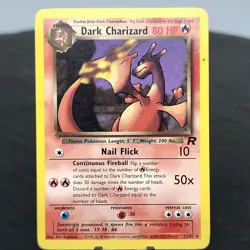Dark Charizard Holo 21/82 Team Rocket Unlimited WOTC Pokemon TCG English LP ⭐ - Image 1