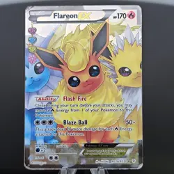 Flareon EX RC28/RC32 Generations Radiant Coll Pokemon Full Art Holo - Image 1