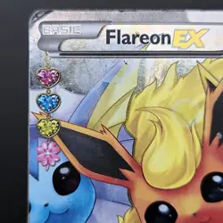 Flareon EX RC28/RC32 Generations Radiant Coll Pokemon Full Art Holo - Image 3