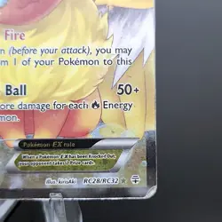 Flareon EX RC28/RC32 Generations Radiant Coll Pokemon Full Art Holo - Image 5