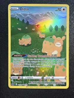 Ditto GG22/GG70 Crown Zenith Full Art Galarian Gallery NM Pokemon - Image 1