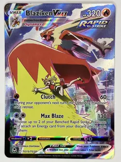 Blaziken VMAX NM TG15/TG30 Silver Tempest Trainer Gallery Pokemon TCG Holo - Image 1