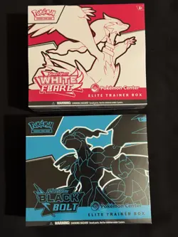 [Pokemon Center] Black Bolt & White Flare Elite Trainer Box ETB Bundle - SEALED - Image 1