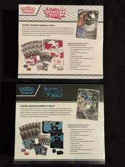 [Pokemon Center] Black Bolt & White Flare Elite Trainer Box ETB Bundle - SEALED - Image 3