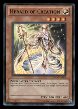 Yugioh Herald of Creation #SDDC-EN019 Structure Deck: Dragons Collide LP - Image 1