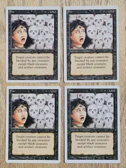 MTG - (x12) Enchant Creature Cards, Revised. Three sets of four cards. - Image 3