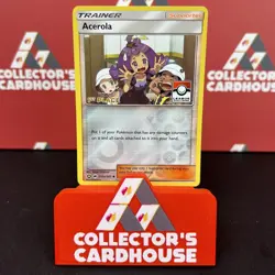 ACEROLA 1ST PLACE 112A/147 | NM | League Challenge Promo Pokemon Card G20 - Image 1