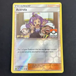 ACEROLA 1ST PLACE 112A/147 | NM | League Challenge Promo Pokemon Card G20 - Image 2
