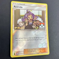 ACEROLA 1ST PLACE 112A/147 | NM | League Challenge Promo Pokemon Card G20 - Image 3