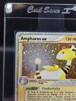Pokemon TCG Ampharos EX Dragon Ultra Rare Holo Card 89/97 LP Condition - Image 2