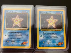 Misty's Staryu 92/132 1st Edition NM Gym Challenge Non-Holo Pokemon Card - Image 2