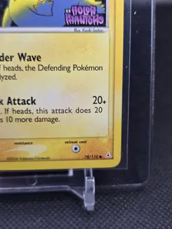 Pokemon TCG 2006 Pikachu Holon Phantoms Reverse Holo Foil Card Stamped 78/110 HP - Image 4