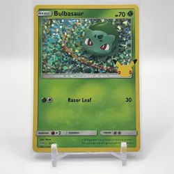 Bulbasaur - 1/25 - Confetti Holo - McDonalds 2021 - Pokemon Card - NM/M - Image 1