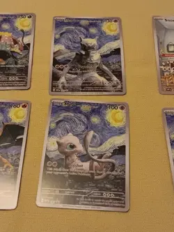 6 Starry Night Pokemon x Van Gogh Promo Card - NM - Image 3