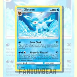 Glaceon BLACK STAR PROMO Non Holo card SM238 Pokemon 2020 Eevee Eeveelution LP - Image 4