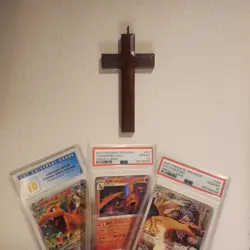 Charizard 3 Card Graded Lot CGC Pristine 10, PSA 10 #s 014/172, 017/184, 187/184 - Image 3