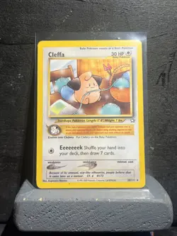 Cleffa Neo Genesis 20/111 Unlimited Edition Regular Rare Card MP - Image 1