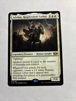 Adeline, Resplendent Cathar - Commander: Tarkir: Dragonstorm MTG Plus Bouns Card - Image 1