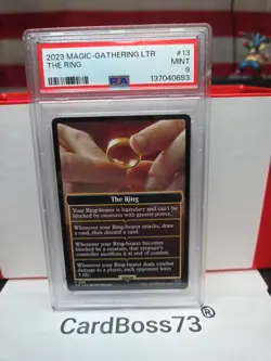 MTG The Ring #13 PSA 9 - Lord of the Rings LTR - Magic Card - Mint Slab - Image 1