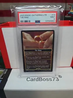 MTG The Ring #13 PSA 9 - Lord of the Rings LTR - Magic Card - Mint Slab - Image 2