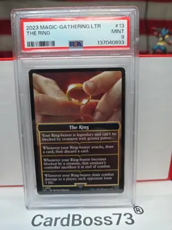 MTG The Ring #13 PSA 9 - Lord of the Rings LTR - Magic Card - Mint Slab - Image 3