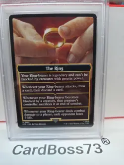 MTG The Ring #13 PSA 9 - Lord of the Rings LTR - Magic Card - Mint Slab - Image 4