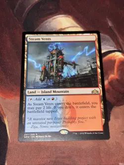 Steam Vents X1 Mtg Guilds Of Ravnica Nm - Image 1
