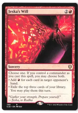 Jeska's Will 799 CLB MTG NM - Image 1