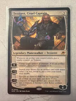 1x Tezzeret, Cruel Captain - Edge of Eternities - NM - MTG - Image 1