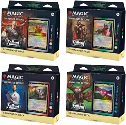 MTG: Fallout Commander Decks Complete Set of 4 - Brand New - Factory Sealed - Image 1