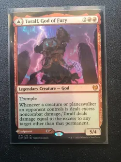 MTG Toralf, God of Fury - Kaldheim Magic MTG (LP) - Image 1