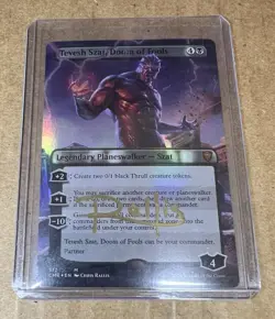 Tevesh Szat Doom of Fools Signed Sketched Foil Artist Proof MTG RARE - Image 1