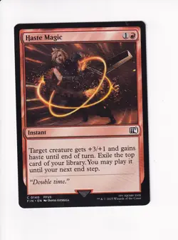 MAGIC THE GATHERING MTG FINAL FANTASY HASTE MAGIC (#3) - Image 1