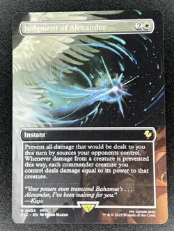 Judgement of Alexander R 0455 FIC Borderless Regular MTG: Final Fantasy NM - Image 1
