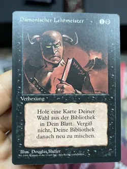 German FBB • Demonic Tutor • Pack Fresh • Mtg (1838) - Image 1