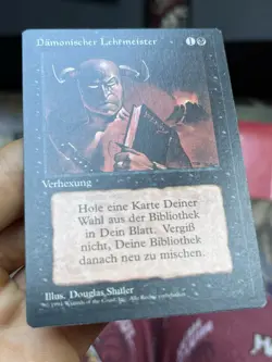 German FBB • Demonic Tutor • Pack Fresh • Mtg (1838) - Image 2