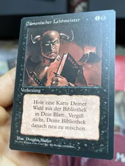 German FBB • Demonic Tutor • Pack Fresh • Mtg (1838) - Image 3