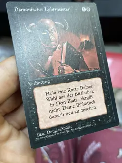 German FBB • Demonic Tutor • Pack Fresh • Mtg (1838) - Image 4