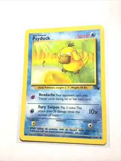 PSYDUCK - 53/62 - 1999-2000 Red Logo Australian - Fossil - Pokemon Card - LP - Image 1