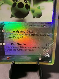 Pokemon TCG Team Aqua's Cacnea #24/95 Ex Team Magma vs. Aqua Reverse Holo DMG/HP - Image 2