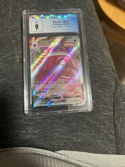 Pokemon TCG SWSH Fusion Strike Gengar VMAX Card 157/264 CGC 9.5 - Image 1