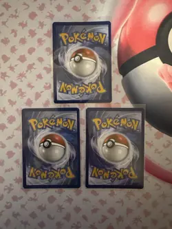 Pokemon 151 Cosmos Holo 3 Card Lot HD Swirl Bulbasaur Charmander Squirtle Promo - Image 4