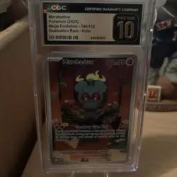 POKEMON Mega Evolution MARSHADOW Illustration Rare Holo #146 ⭐CGC 10 PRISTINE⭐ - Image 1