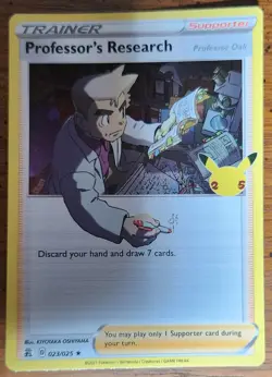 Professor's Research 25th Pokemon Celebrations TCG - HOLO RARE 23/25 - Image 1
