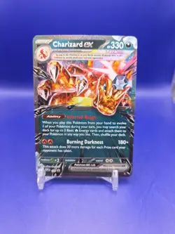 Pokemon TCG Charizard ex 196, Scarlet & Violet Promo Near Mint NM - Image 1