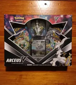 Pokemon TCG Arceus V Figure Collection Box Brand New Factory Sealed 4 Packs - Image 1