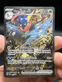 Pokemon TCG Greninja EX SVP 132 Shrouded Fable Black Star Promo Illustration NM - Image 3