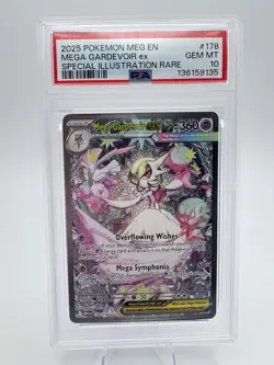 2025 Pokemon MEGA GARDEVOIR Ex SIR #178 PSA 10 - Image 1