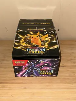Paldean Fates Booster Bundle Display Box (Pokemon TCG) EMPTY BOX ONLY - Image 1